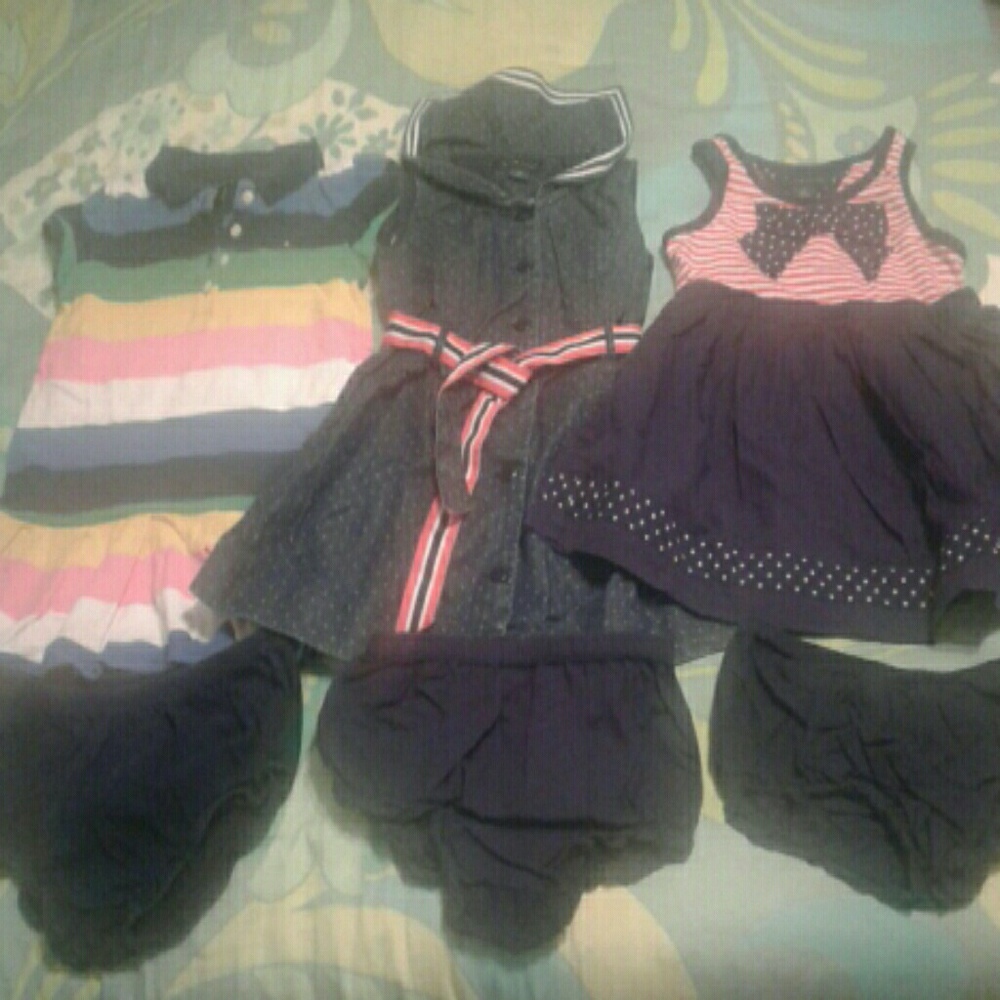 Bundle of Tommy Hilfiger dresses for baby girl